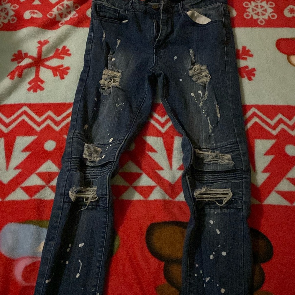 ⚡️Men’s  Distressed Skinny Jeans Size 28